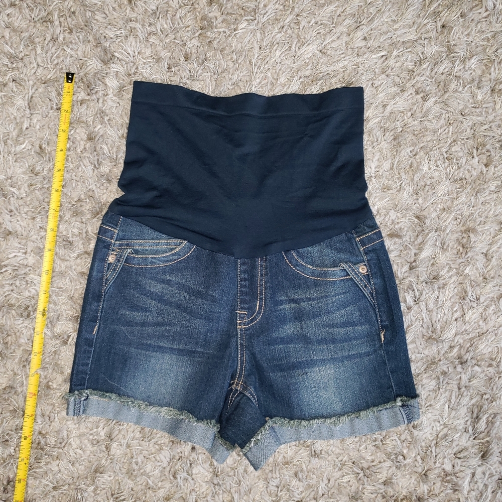 - Haute Mama Jean Maternity Shorts